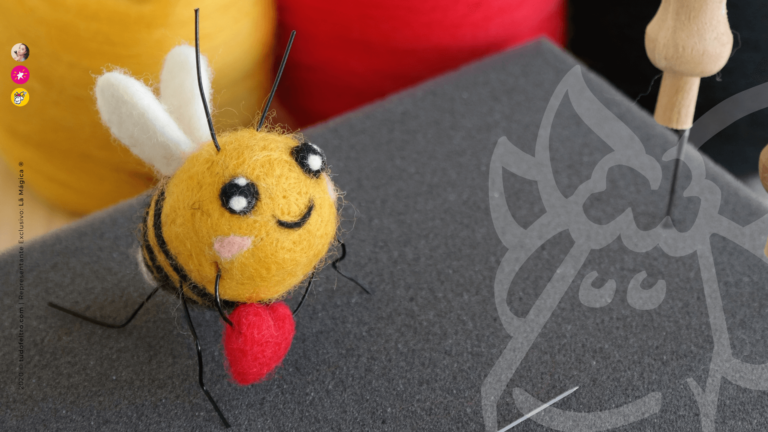 Como feltrar uma Abelha em Lã Mágica?