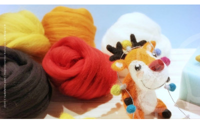Rodolfo - How to make Santa's Reindeer with the technique of needle felting on Magic Wool?  Rodolfo - How to make Santa's Reindeer with the technique of needle felting on Magic Wool?