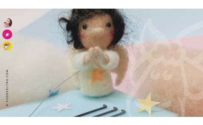 Como fazer um Anjinho de Natal super fofo em lã mágica com needle felting? Como fazer um Anjinho de Natal super fofo em lã mágica com needle felting?