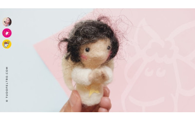 Como fazer um Anjinho de Natal super fofo em lã mágica com needle felting? Como fazer um Anjinho de Natal super fofo em lã mágica com needle felting?