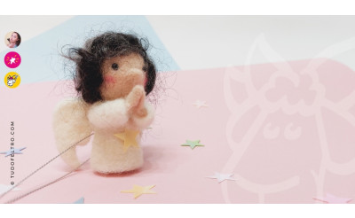 Como fazer um Anjinho de Natal super fofo em lã mágica com needle felting? Como fazer um Anjinho de Natal super fofo em lã mágica com needle felting?