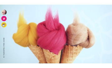 Needle felting in summer: What can be created? Needle felting in summer: What can be created?