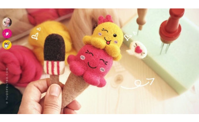 Feltragem com agulhas no Verão: O que pode ser criado? Feltragem com agulhas no Verão: O que pode ser criado?