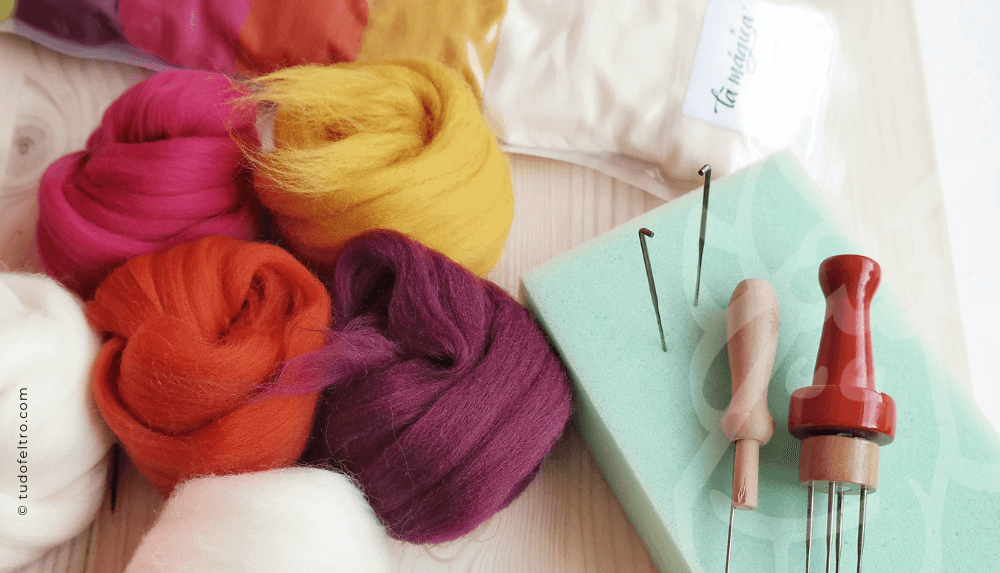 Como fazer feltragem com agulhas para iniciantes?