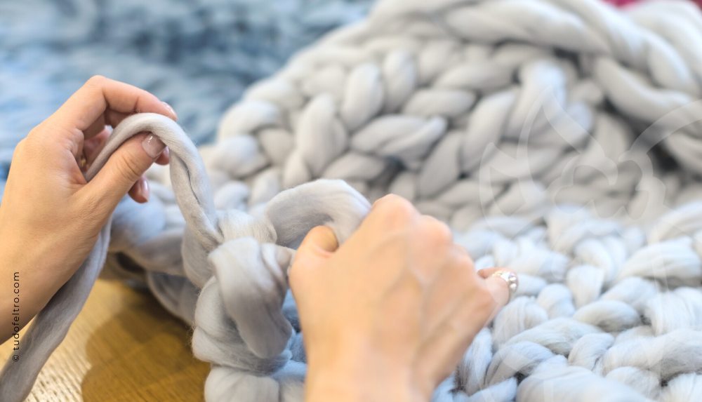 Qual a melhor lã para fazer Mantas em Tricot XXL?
