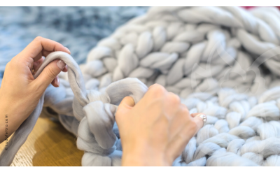 Qual a melhor lã para fazer Mantas em Tricot XXL?