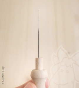 Agulha Especial de Feltragem - ESPIRAL (Super Fina)
