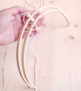 Mobile Bambú | Arcos - 25 cm