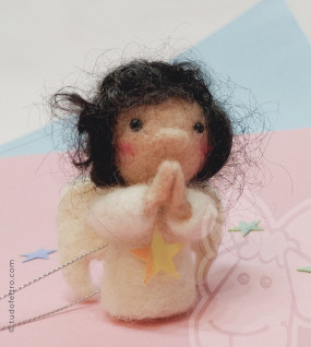 DIY - Anjinho (Kit Aprendizagem + Curso Online) | Needle Felting DIY - Anjinho (Kit Aprendizagem + Curso Online) | Needle Felting