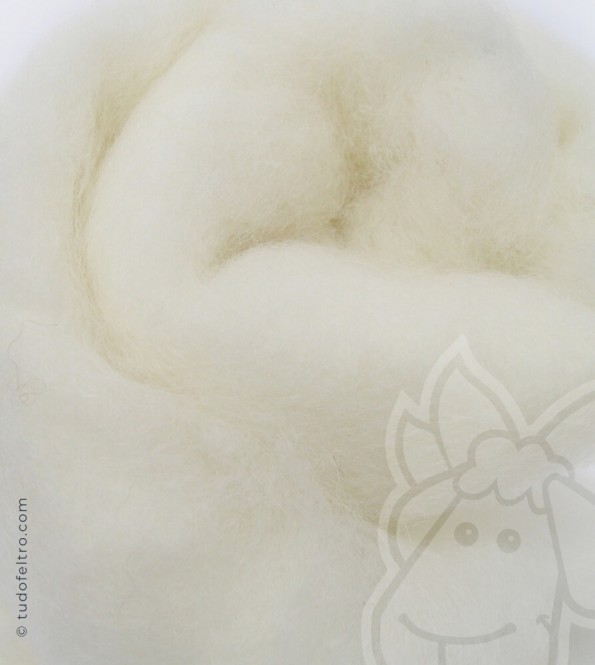 New Zealand Carded Merino Wool (batts) - White