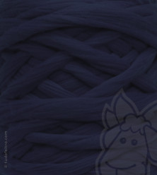 European Merino Wool Tops (combed sliver) - Dark Blue European Merino Wool Tops (combed sliver) - Dark Blue