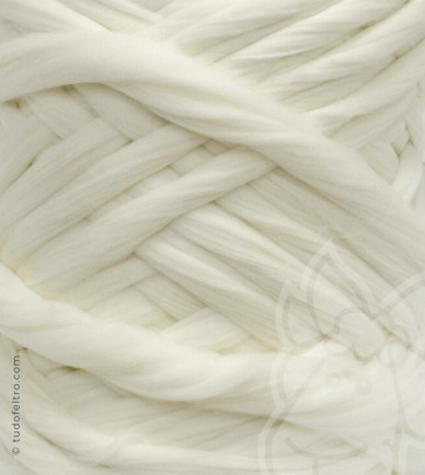 Lã Penteada Merino Europeu - BRANCO