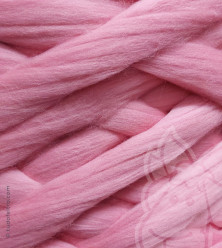 European Merino Wool Tops (combed sliver) - BUBBLEGUM