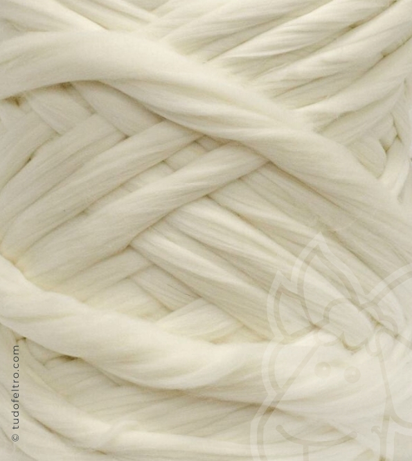 European Merino Wool Tops (combed sliver) - NATURAL WHITE