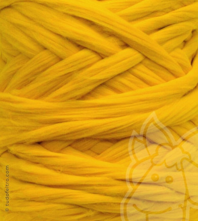 Lã Penteada Merino Europeu - Amarelo