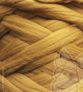 Lã Penteada Merino Europeu - MUSTARDA