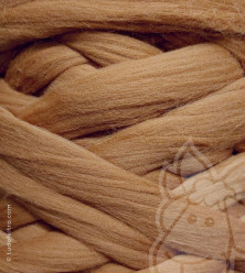 European Merino Wool Tops (combed sliver) - CARAMEL
