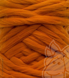 European Merino Wool Tops (combed sliver) - PUMPKIN