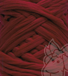 European Merino Wool Tops (combed sliver) - DARK RED