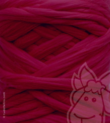 South America Merino Wool Tops (combed sliver) - DARK FUCHSIA