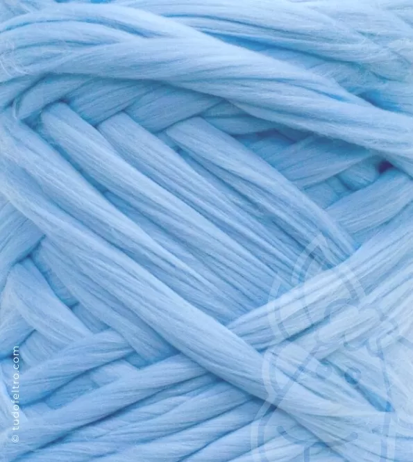 European Merino Wool Tops (combed sliver) - LIGHT BLUE