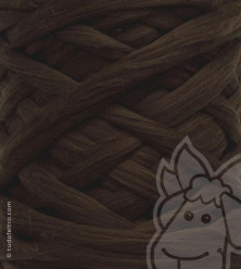 European Merino Wool Tops (combed sliver) - DARK BROWN European Merino Wool Tops (combed sliver) - DARK BROWN