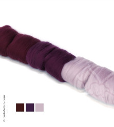 Mix Roxos - Pack Lã Penteada